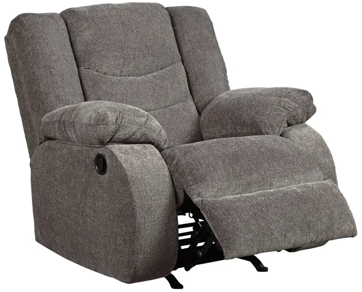 Tulen Gray Rocker Recliner