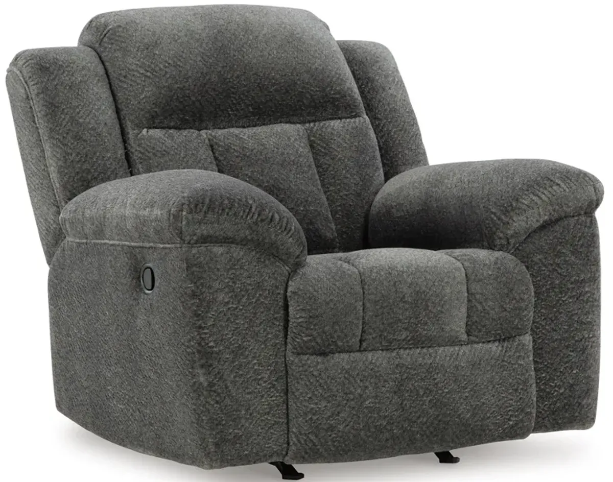 Frohn Gray Rocker Recliner