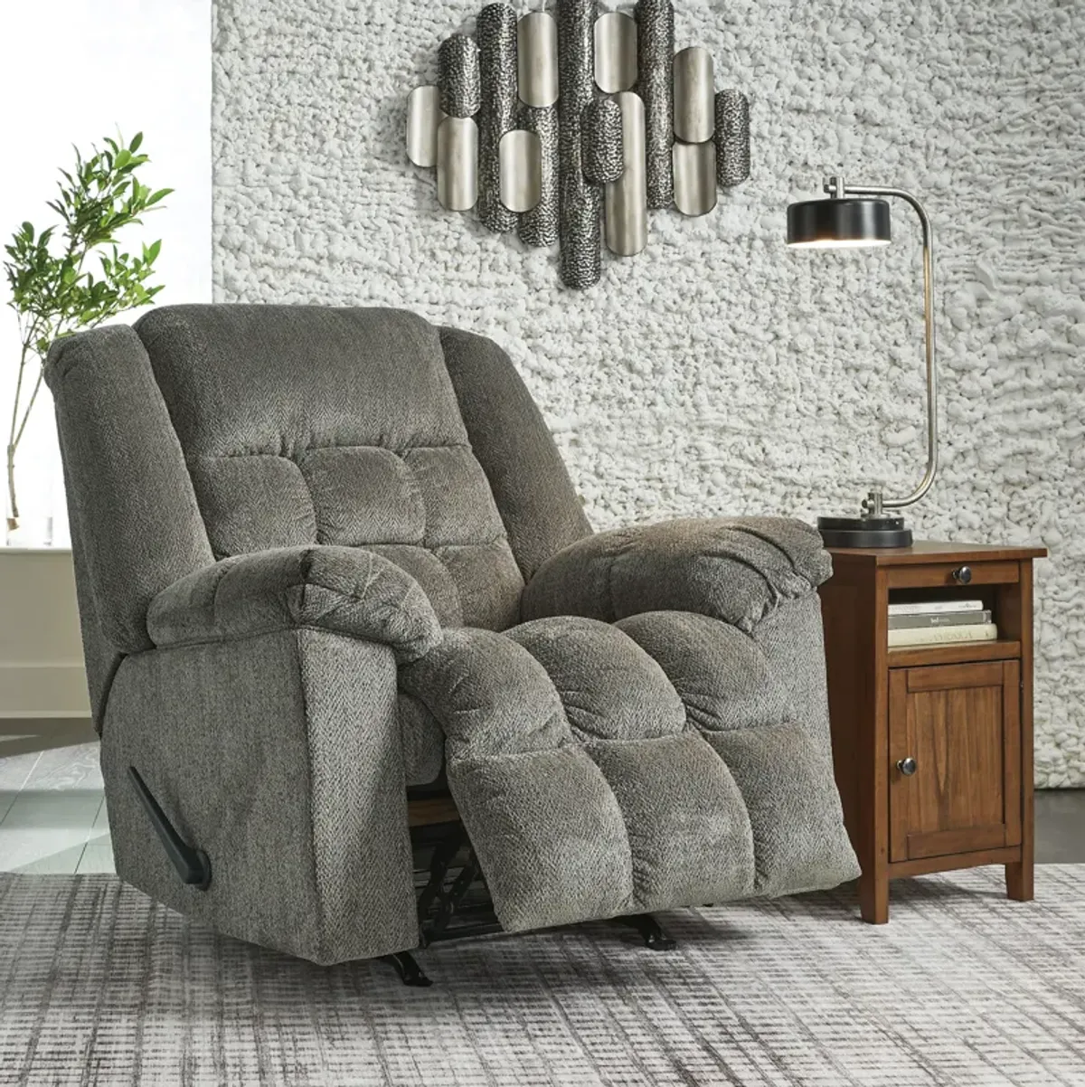 Kegler Putty Rocker Recliner