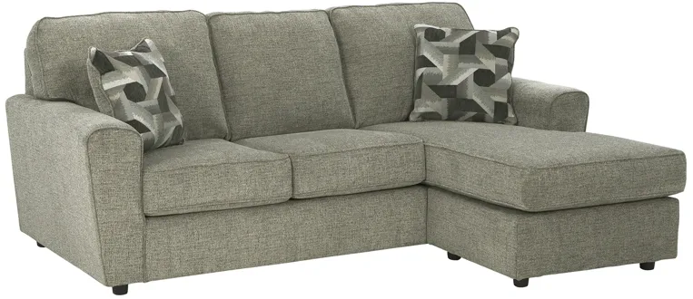 Cascilla Pewter Sofa Chaise