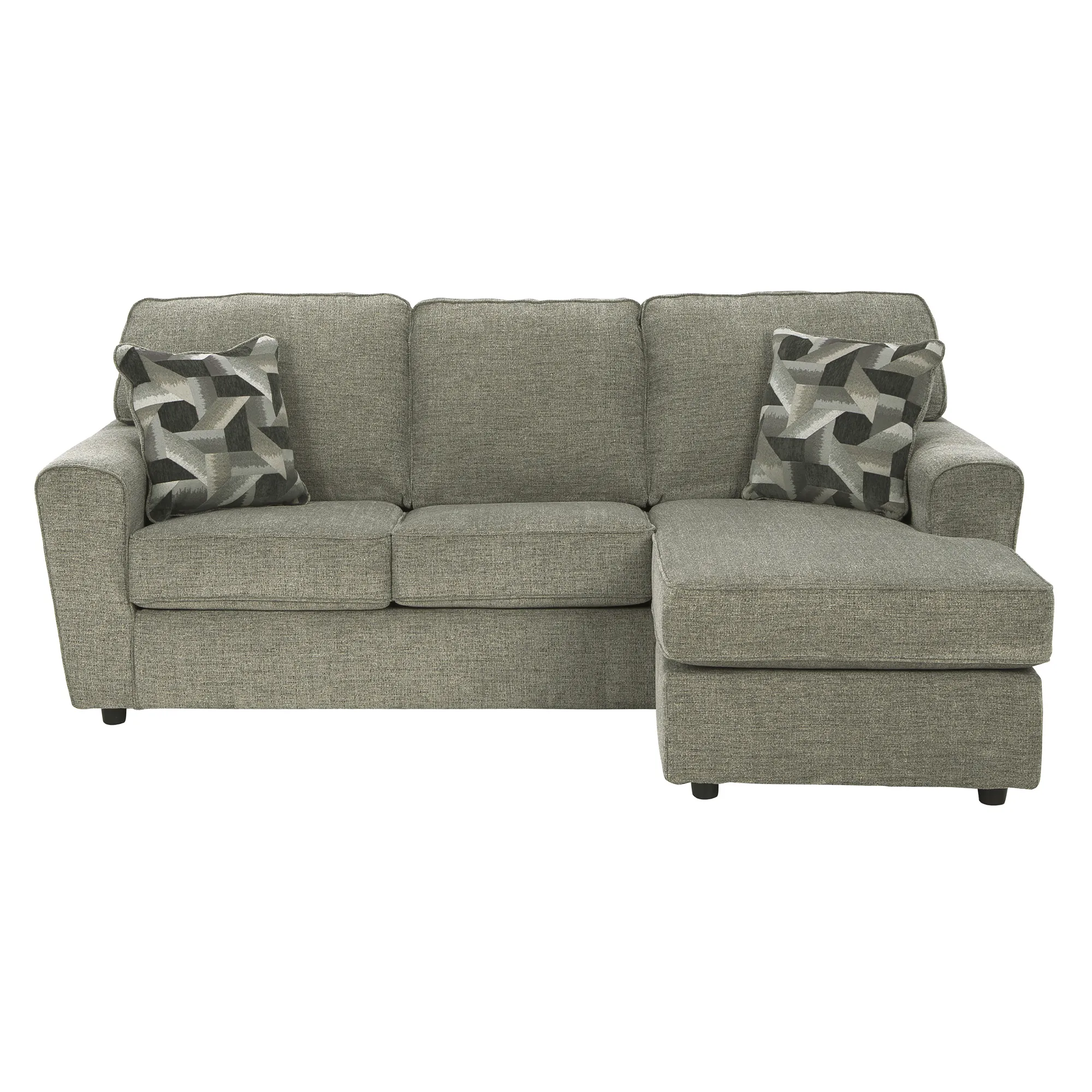 Cascilla Pewter Sofa Chaise