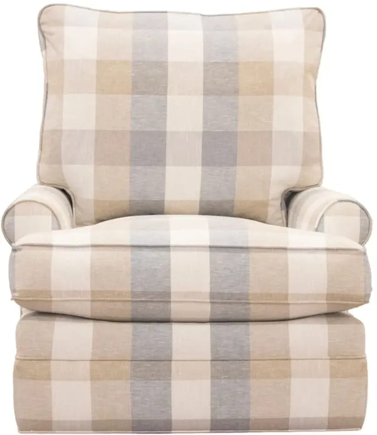 Bamboo Accent Swivel Glider 