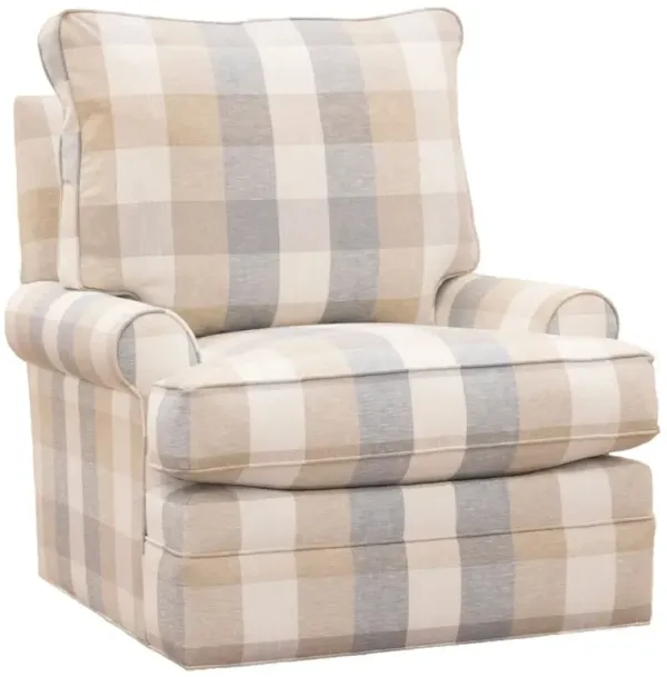 Bamboo Accent Swivel Glider 