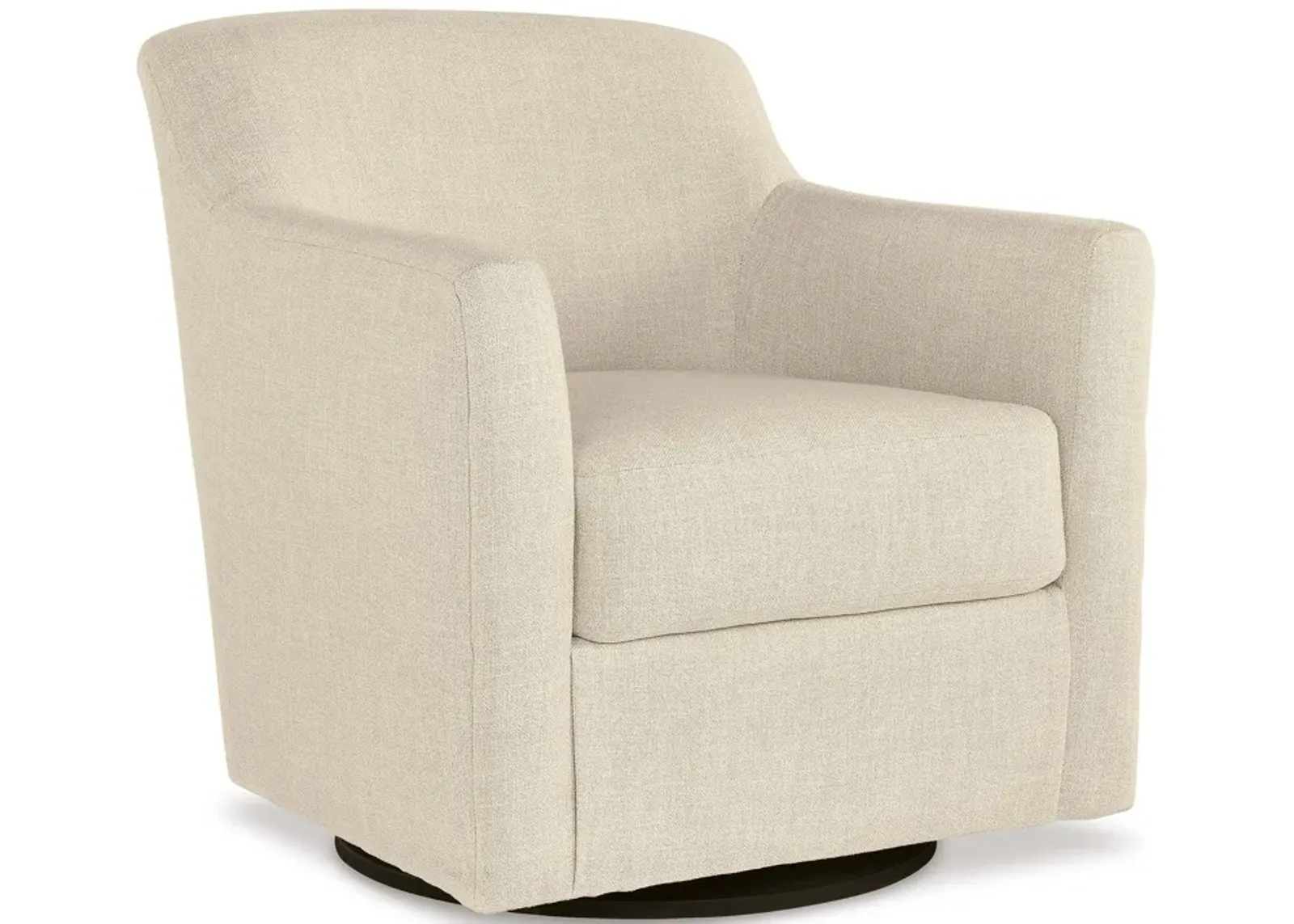 Bradney Linen Swivel Accent Chair