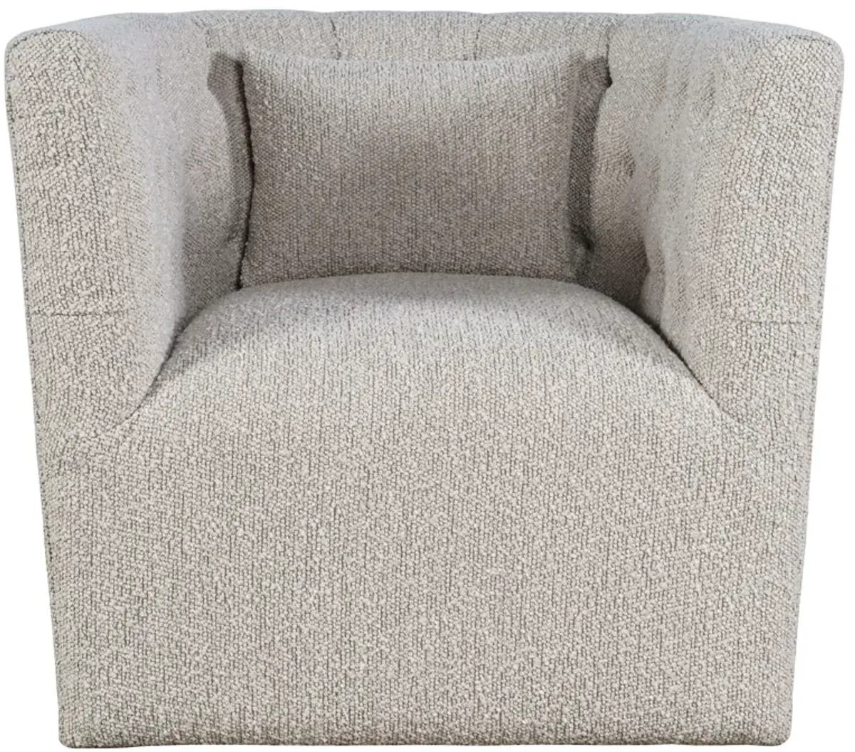 Everly Taupe Swivel Accent Chair