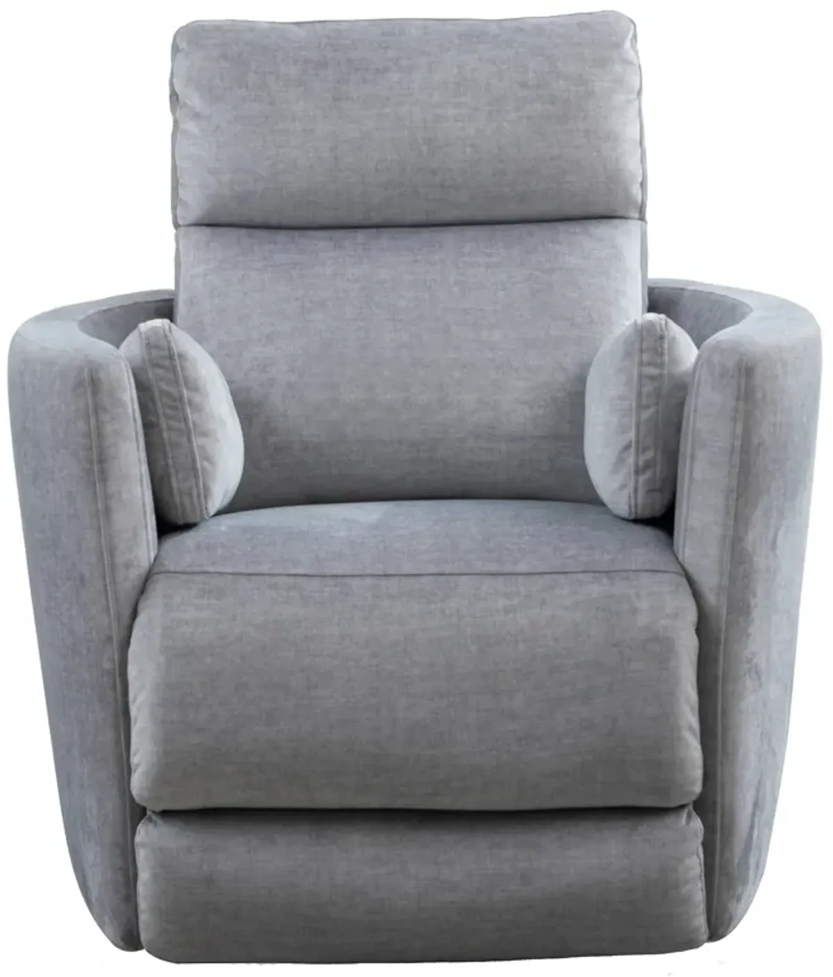 Grayson Silver Swivel Recliner