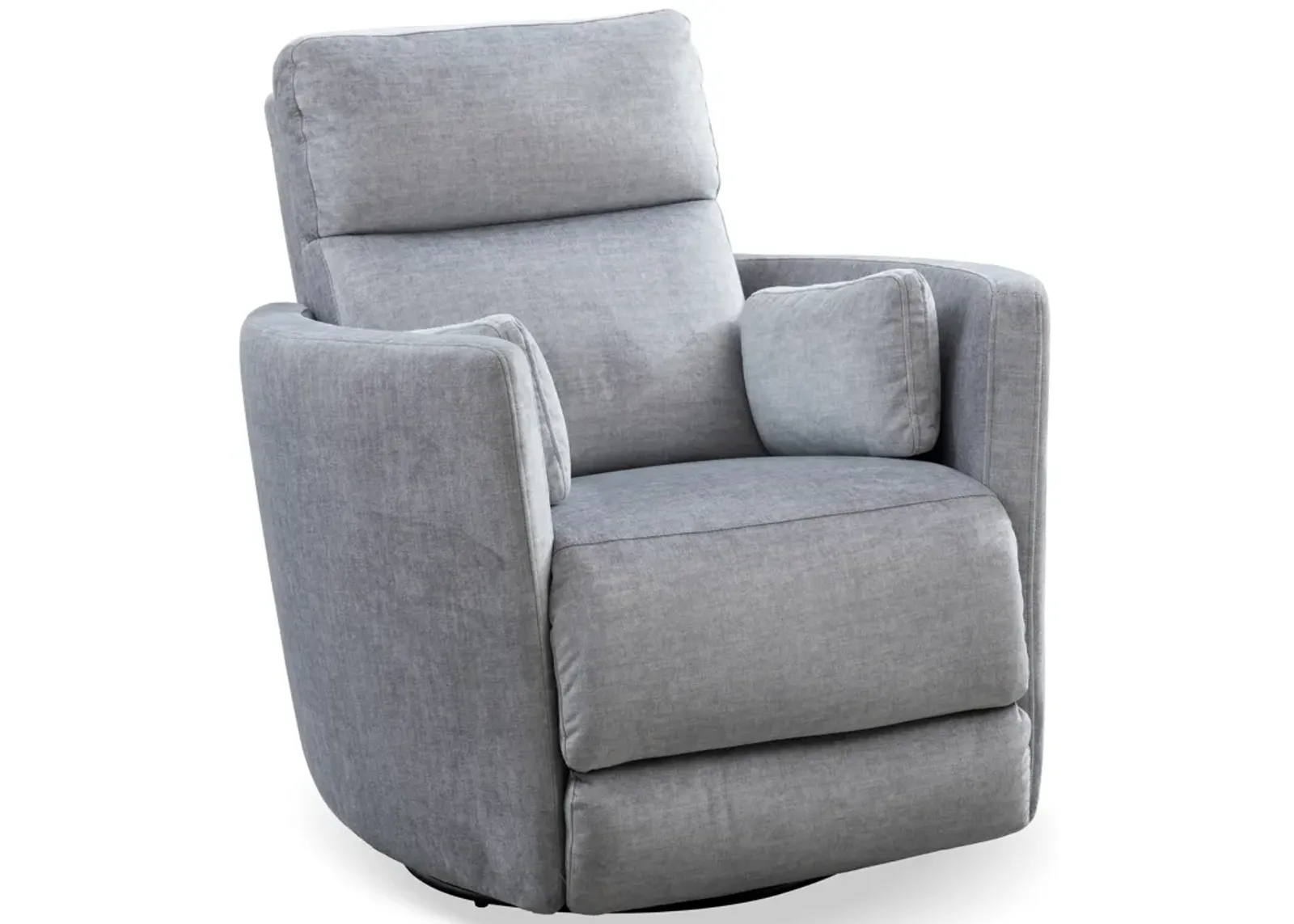 Grayson Silver Swivel Recliner