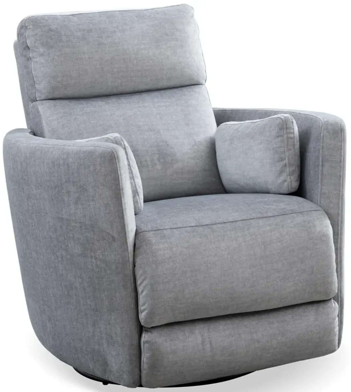 Grayson Silver Swivel Recliner