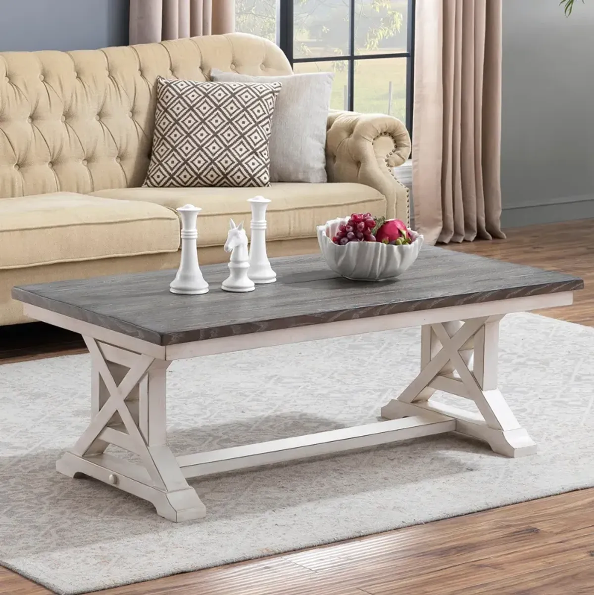 Bar Harbor White Cocktail Table