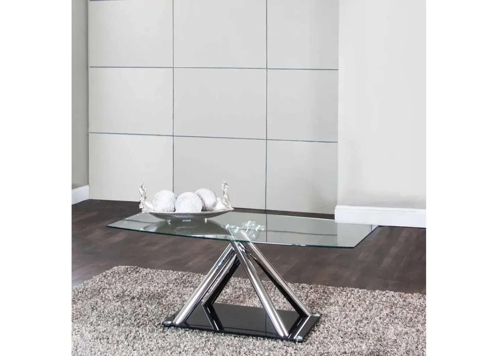 Valiant Rectangular Glass Cocktail Table