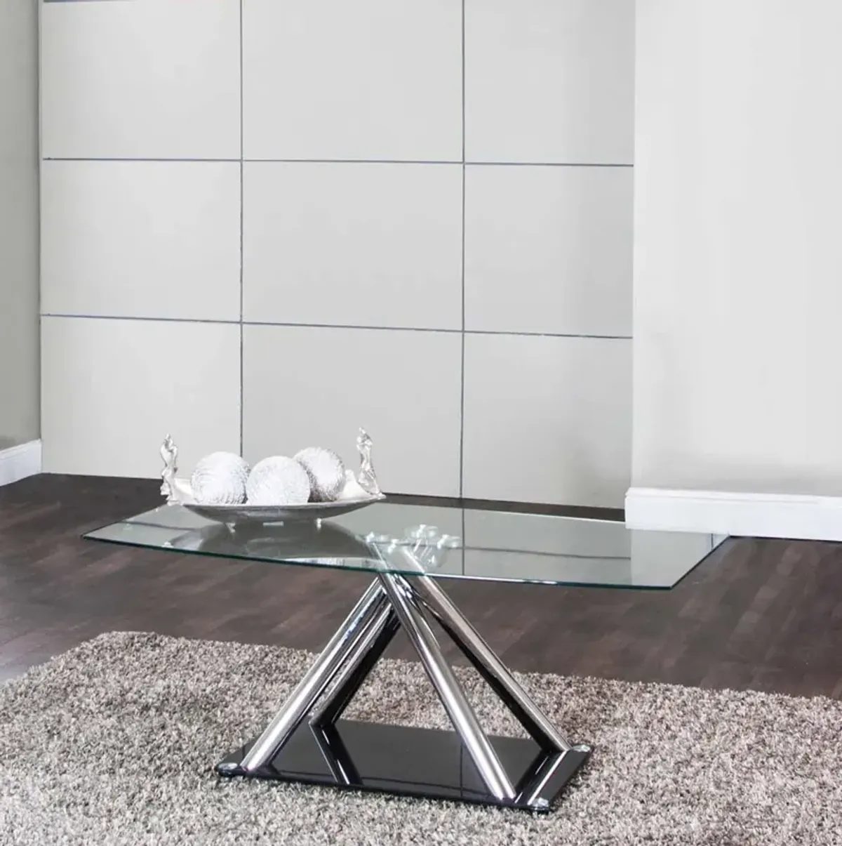 Valiant Rectangular Glass Cocktail Table