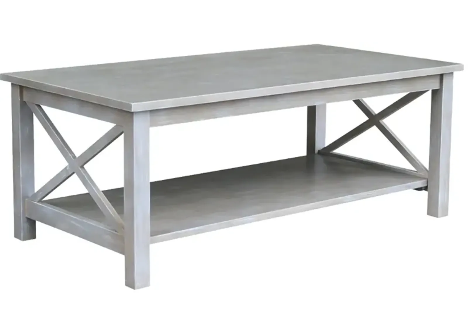 Hampton Taupe Gray Rectangular Cocktail Table