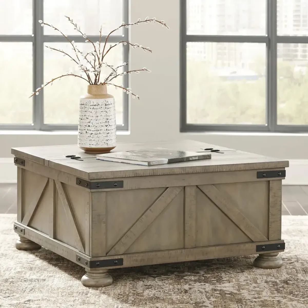 Aldwin Cocktail Table with Storage