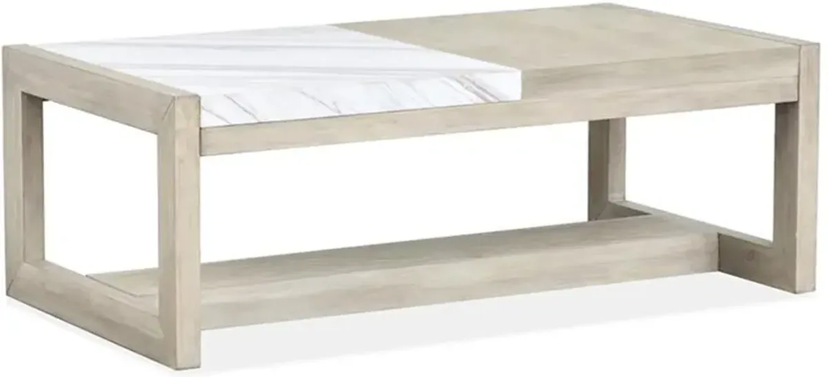 Preston Marble Rectangular Cocktail Table