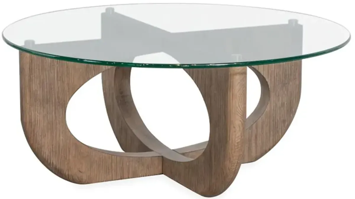 Lainey Almond Round Cocktail Table