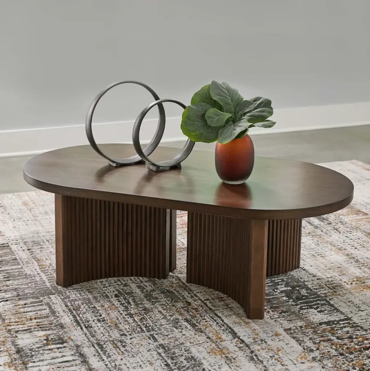 Korestone Oval Cocktail Table