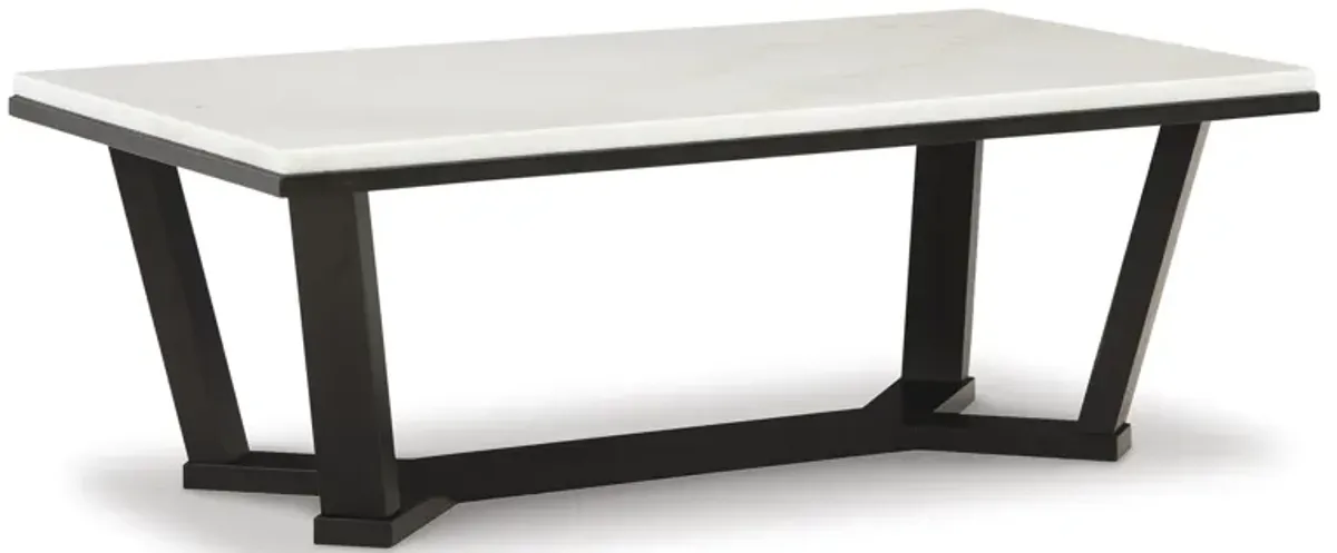 Fostead Marble Rectangular Cocktail Table