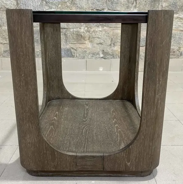 Enzo Nutmeg Square End Table