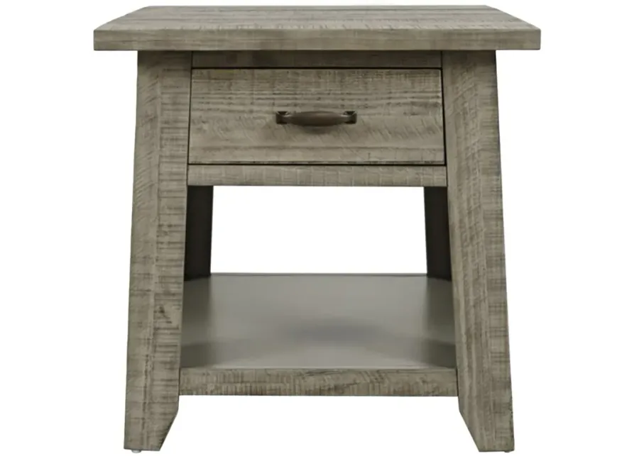 Telluride Driftwood End Table