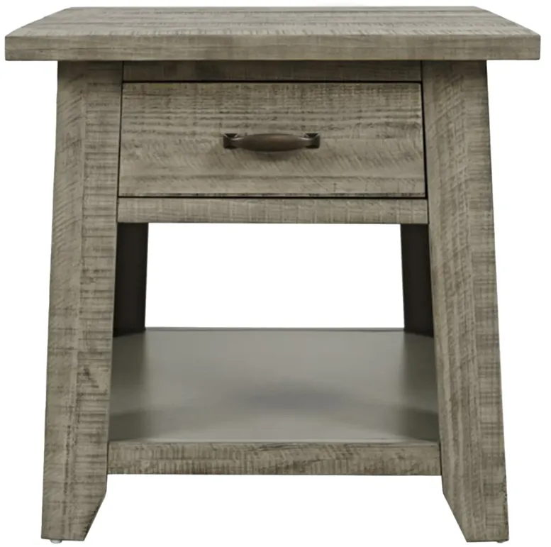 Telluride Driftwood End Table