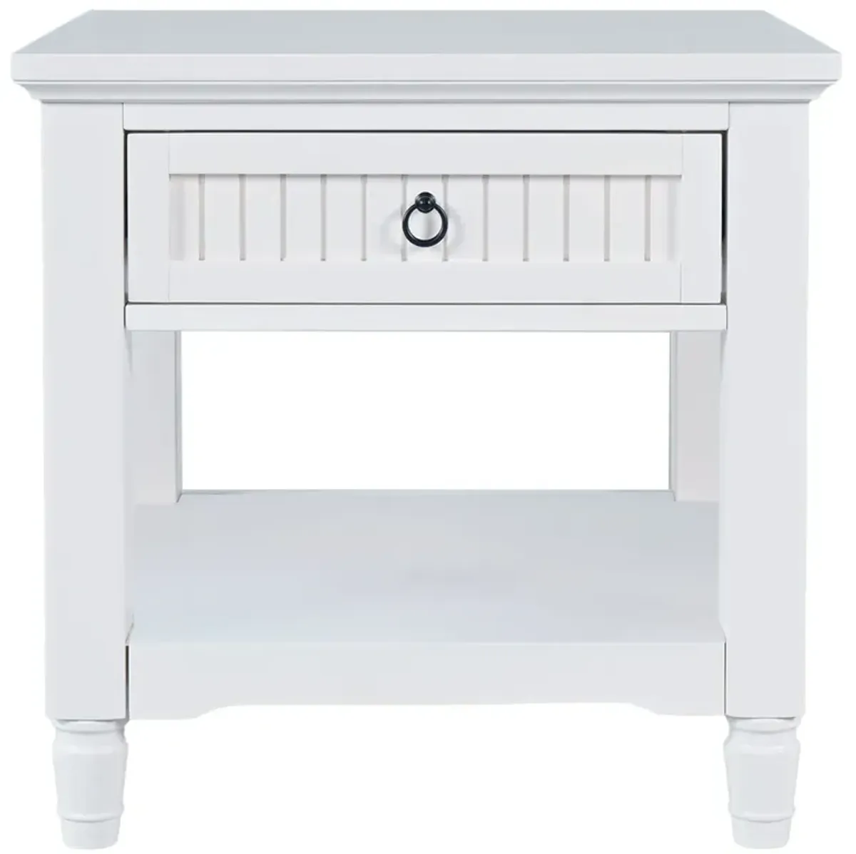 Westport White End Table