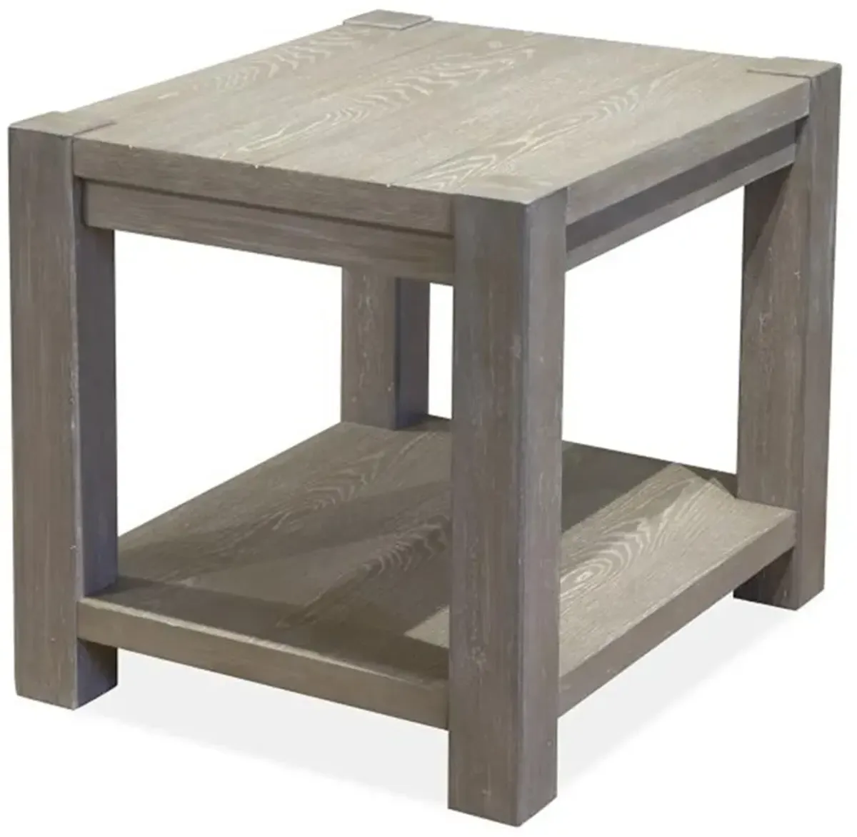 Burgess Grey End Table