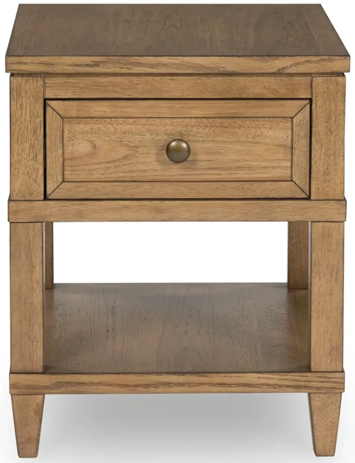 Sharlance Light Brown Rectangular End Table