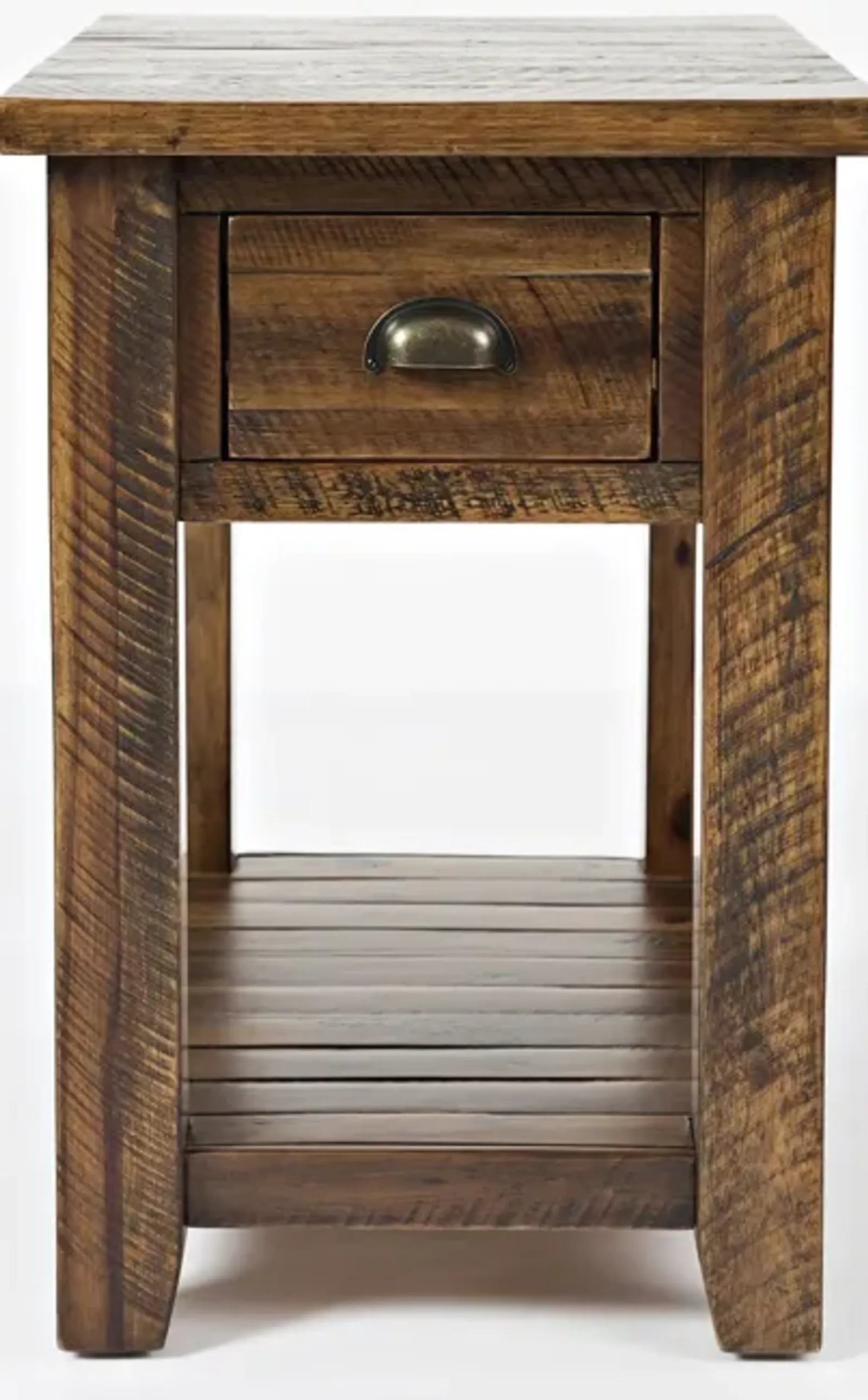 Seaside Dakota Oak Chairside Table