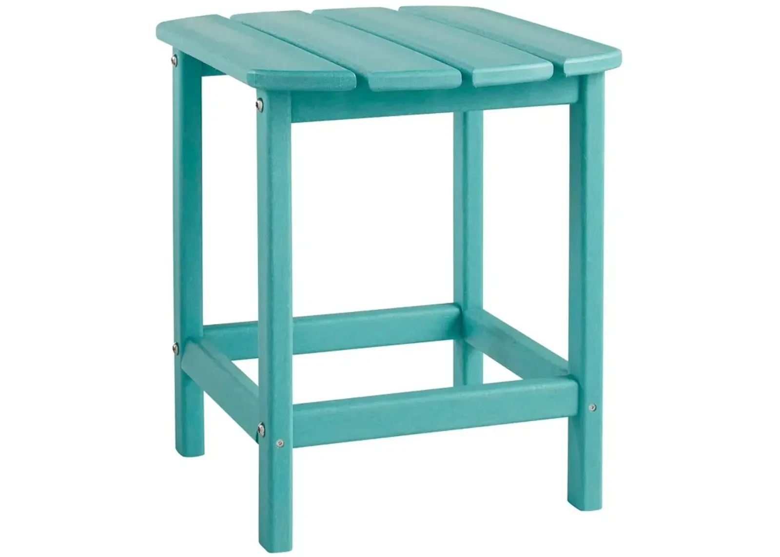 Turquoise Outdoor Chairside Table