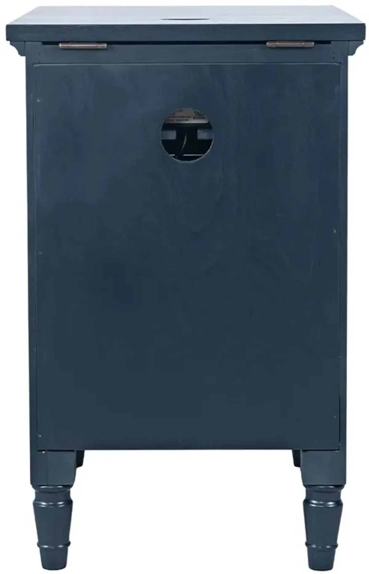 Westport Blue Power Chairside Table