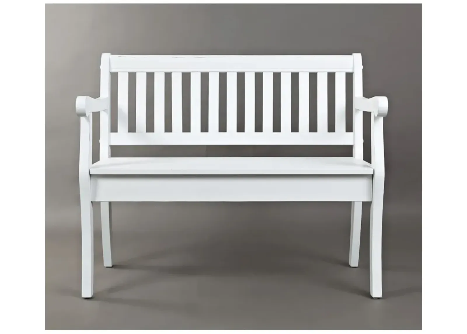 Seaside Weathered White Storage Bench