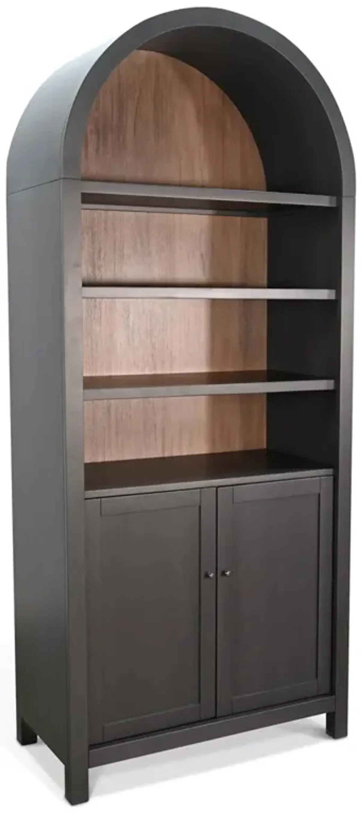 Black Arched Display Cabinet
