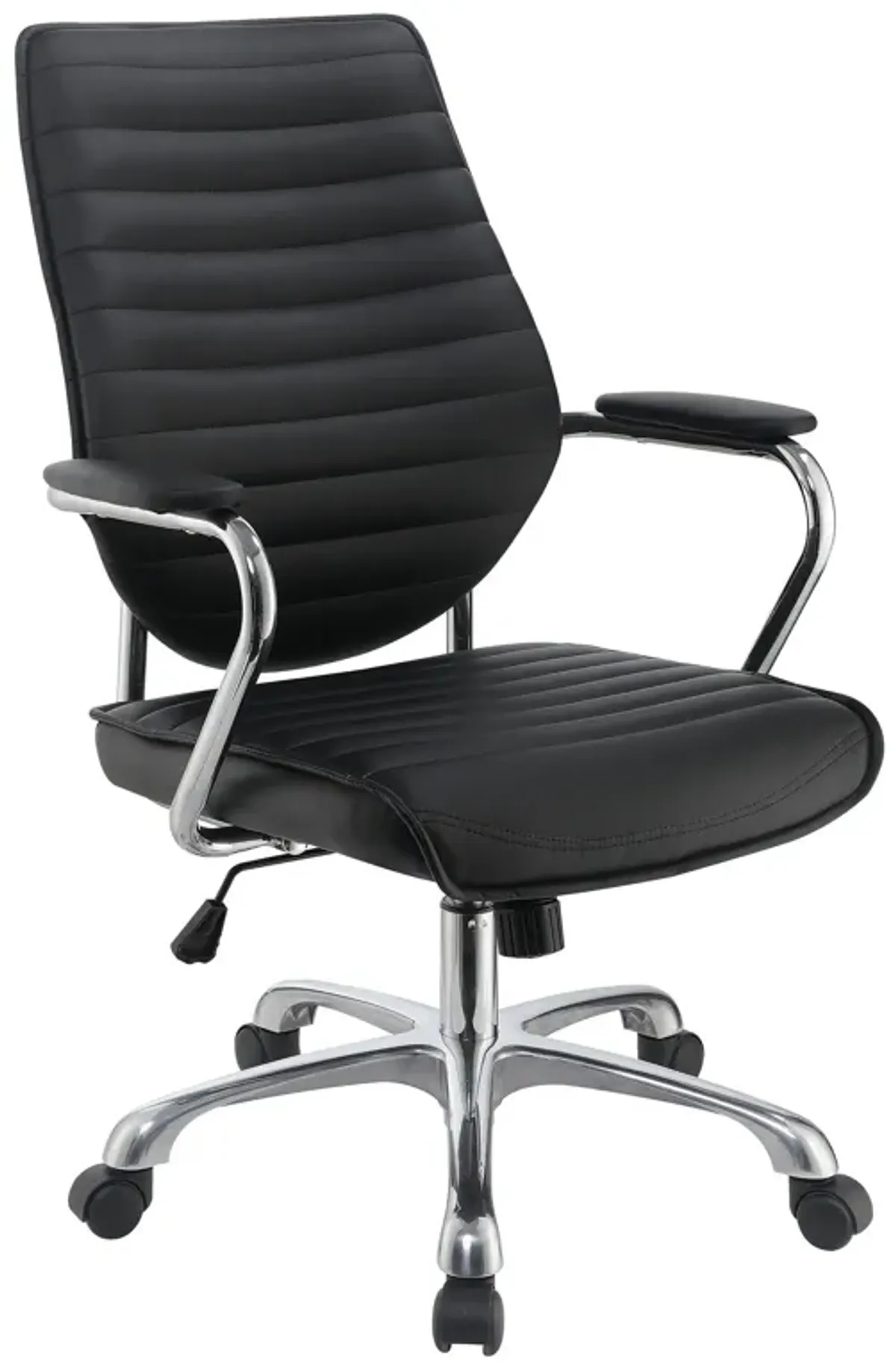 Chrome Black Office Chair