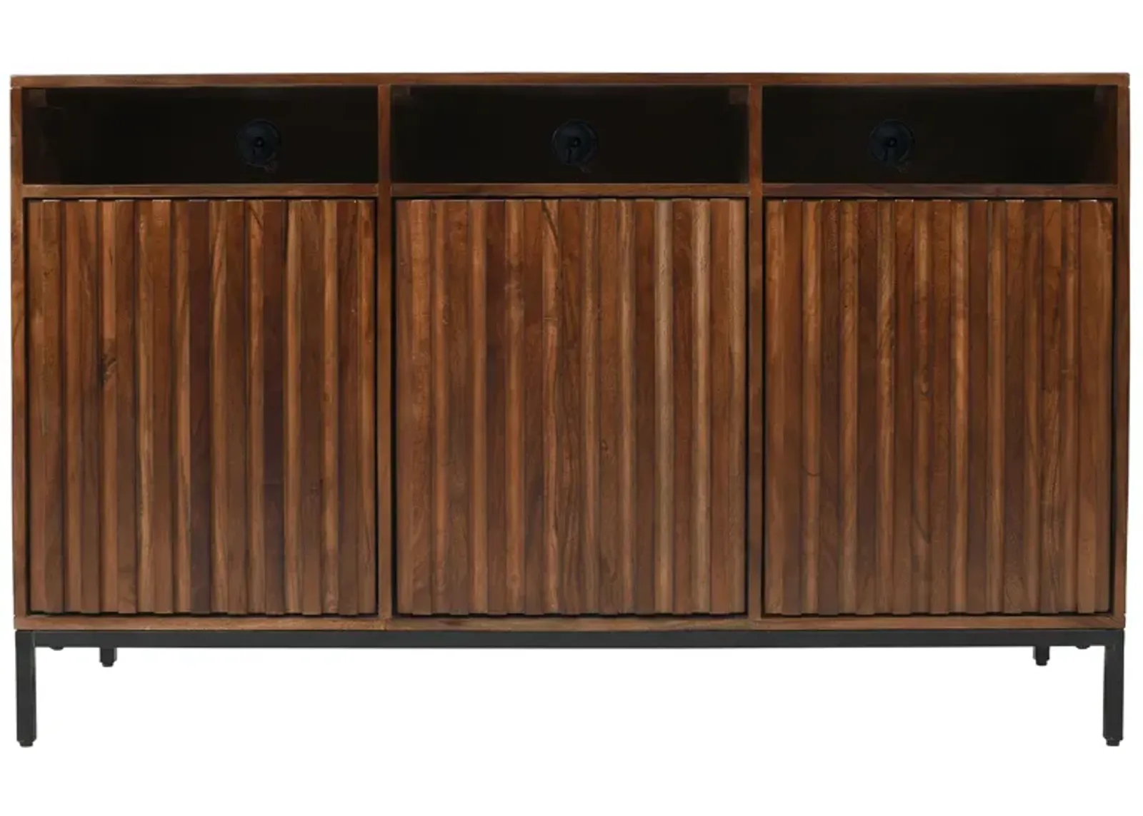 Ryder Walnut 50-Inch Entertainment Unit