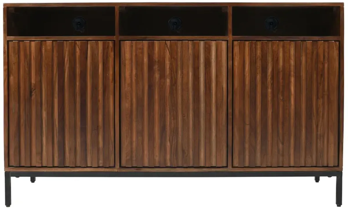 Ryder Walnut 50-Inch Entertainment Unit