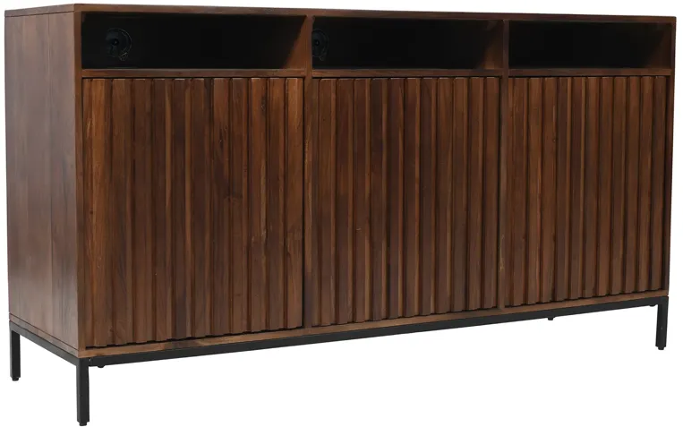 Ryder Walnut 60-Inch Entertainment Unit