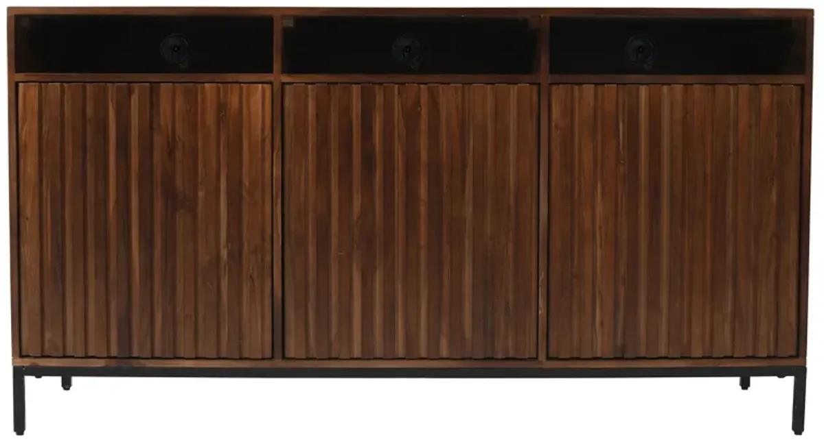 Ryder Walnut 60-Inch Entertainment Unit