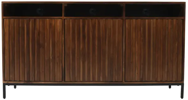 Ryder Walnut 60-Inch Entertainment Unit