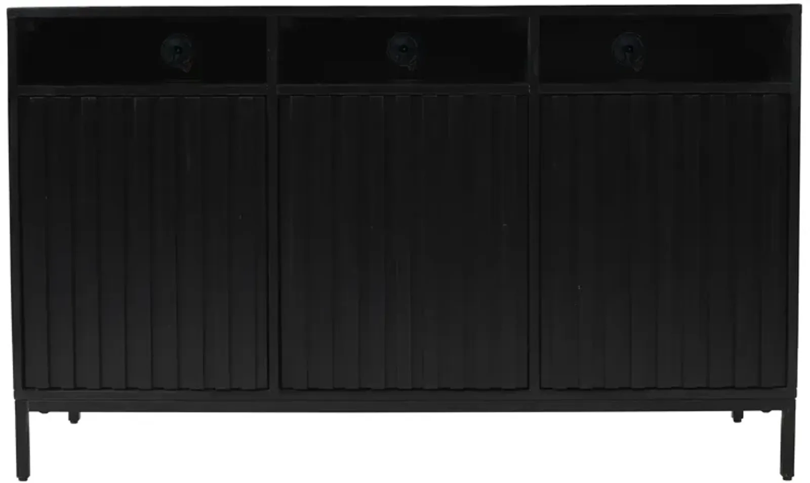 Ryder Black 50-Inch Entertainment Unit