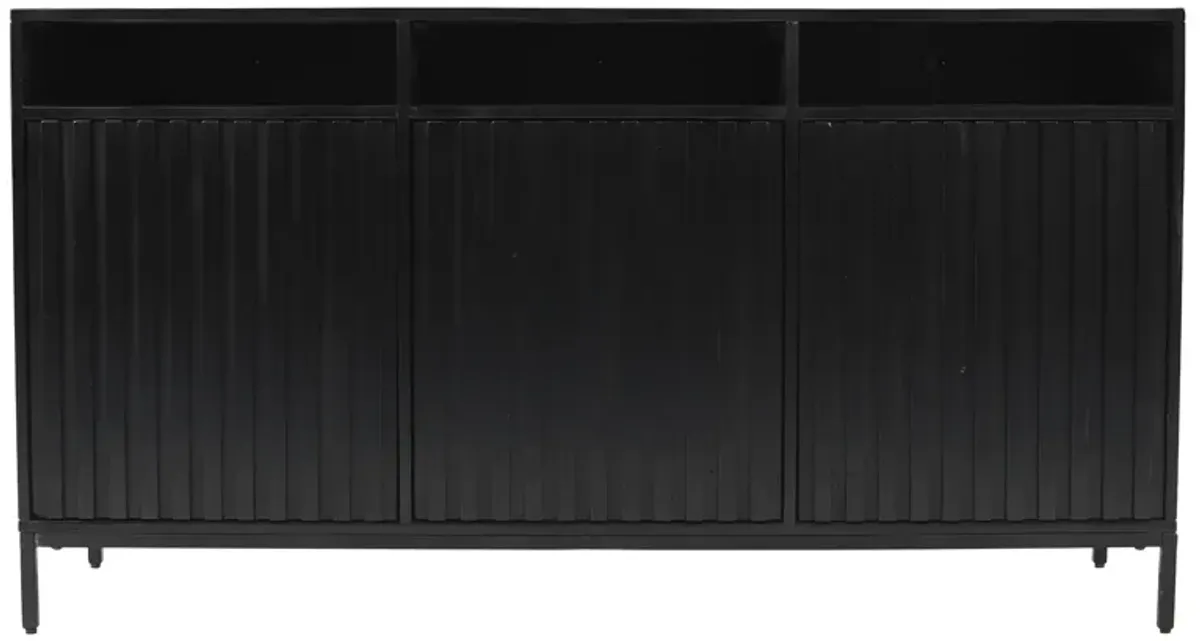 Ryder Black 60-Inch Entertainment Unit