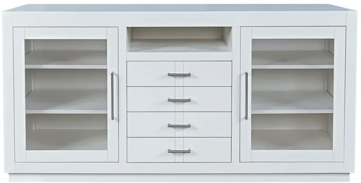 Auburn Hills White 60 Inch Entertainment Unit