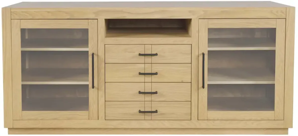 Auburn Hills Light Oak 70 Inch Entertainment Unit