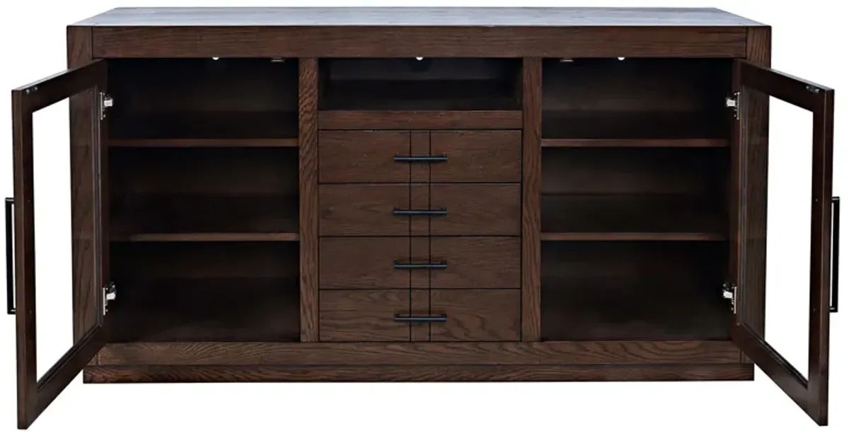 Auburn Hills Dark Oak 50 Inch Entertainment Unit