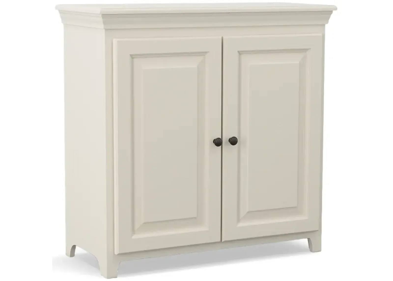 Pine Pantry Linen White Cabinet