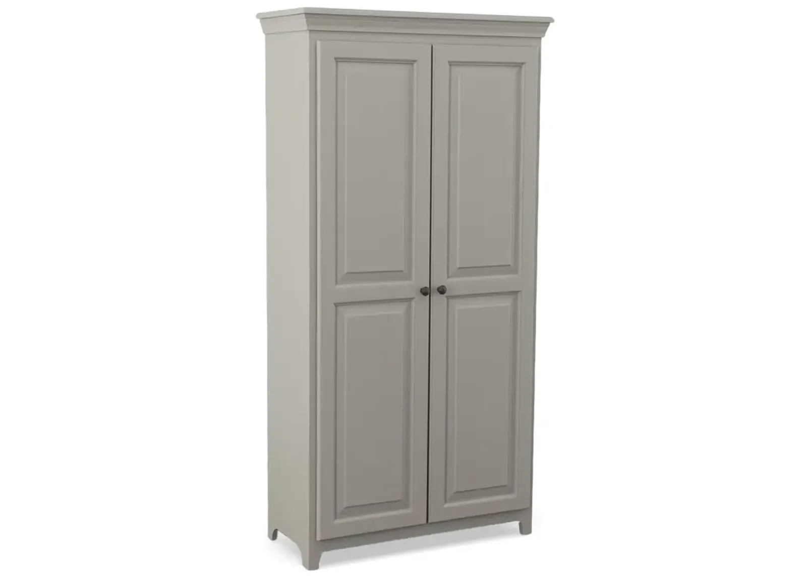 Pine Pantry Storm Gray Cabinet