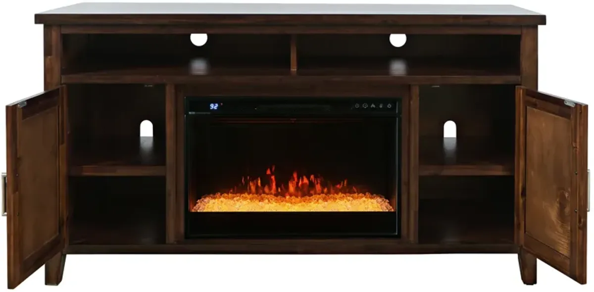 Urban Icon Merlot Fireplace Entertainment Unit