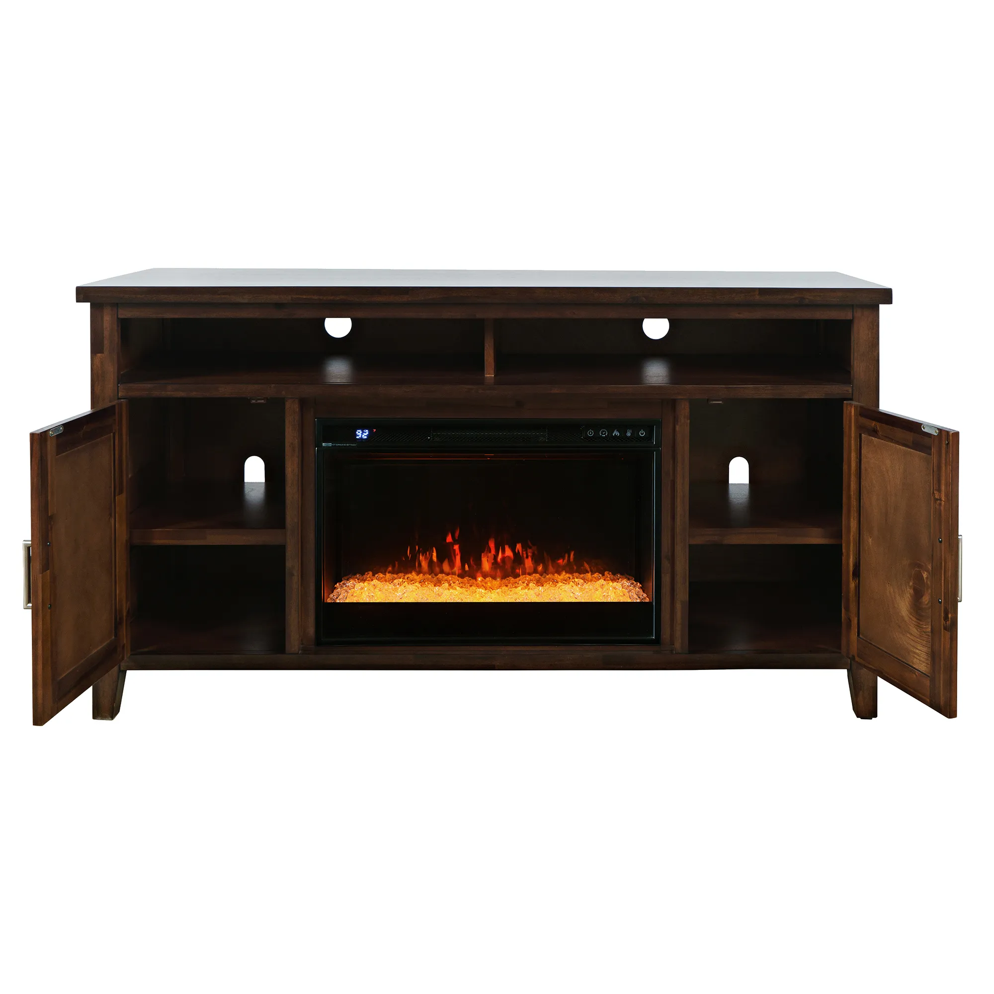 Urban Icon Merlot Fireplace Entertainment Unit