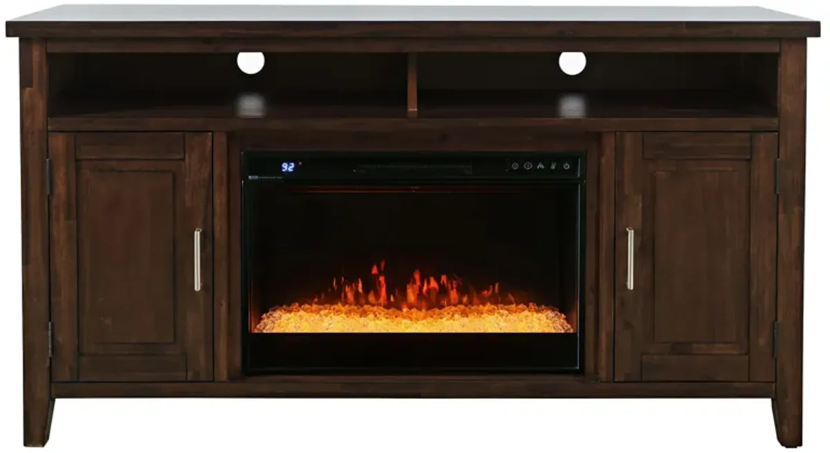 Urban Icon Merlot Fireplace Entertainment Unit