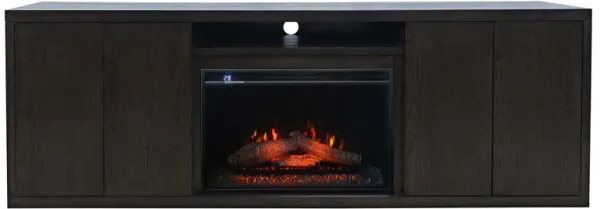 Laurel Creek Espresso Fireplace Entertainment Unit