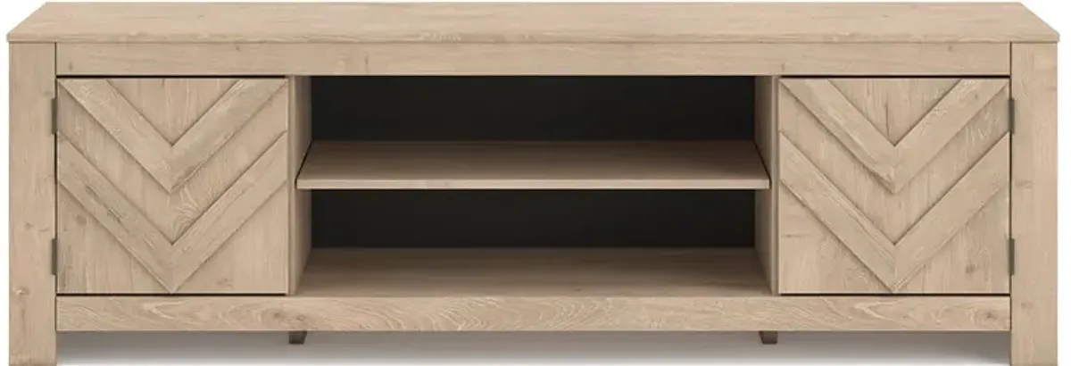 Cayboni Tan 70 Inch TV Stand